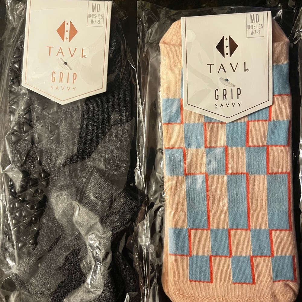 Tavi noir Grip Socks - two pairs